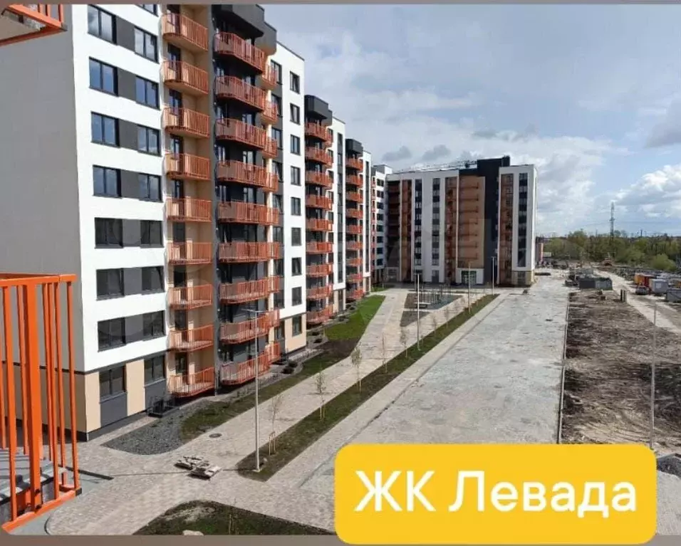 1-к. квартира, 33,6 м, 4/9 эт. - Фото 0