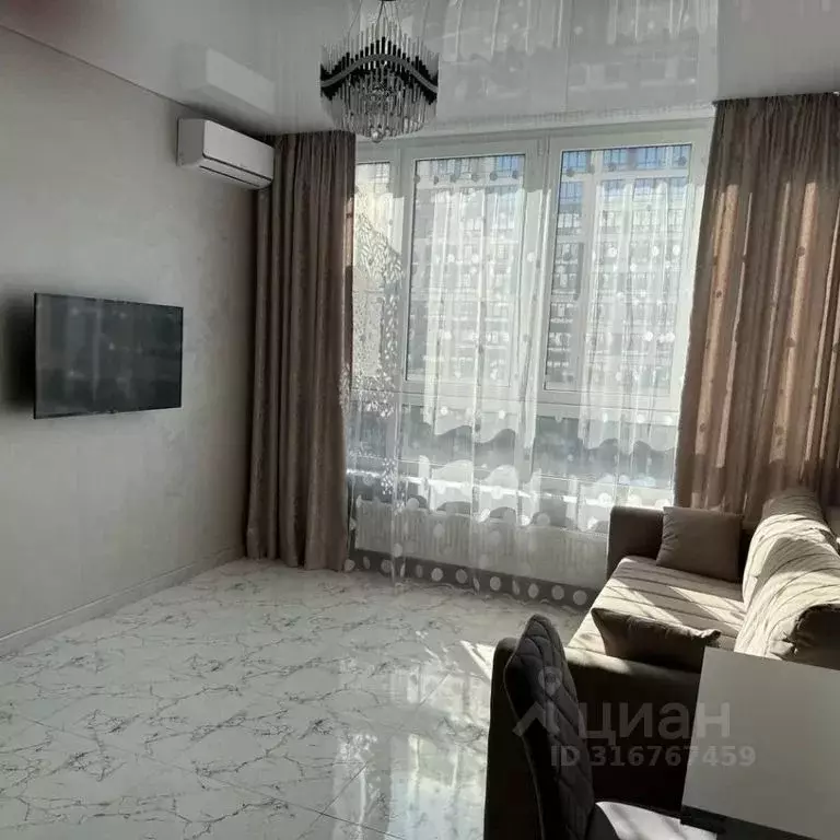 Студия Краснодарский край, Краснодар Обрывная ул., 132/1к4 (23.0 м) - Фото 0