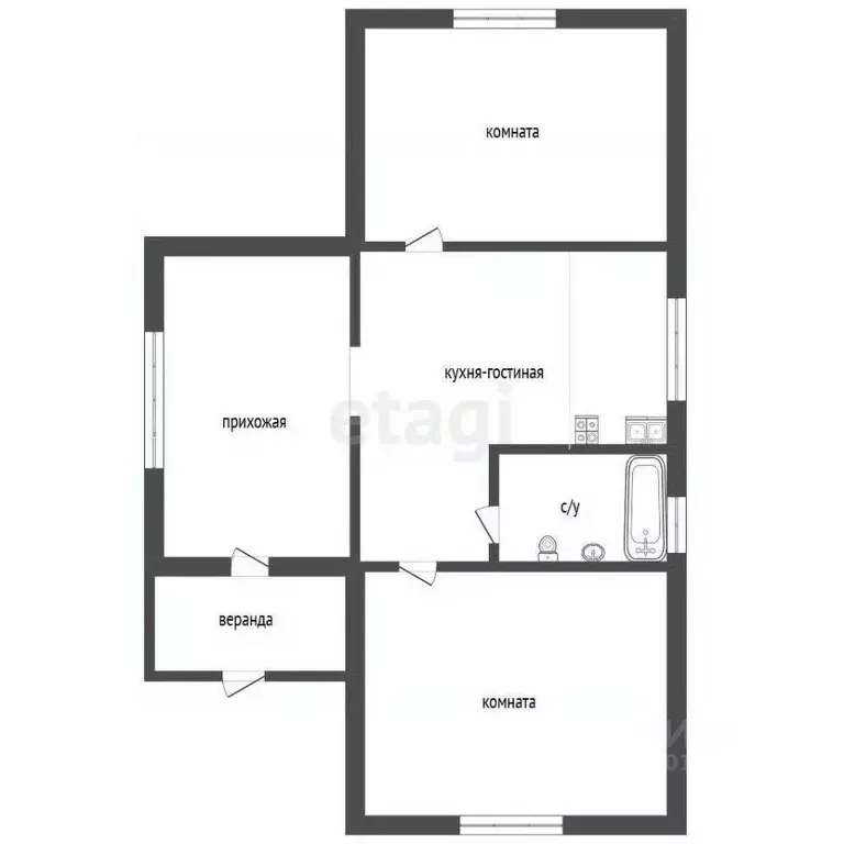 Дом в Саратовская область, Балашов ул. Ревякина, 59 (54 м) - Фото 1