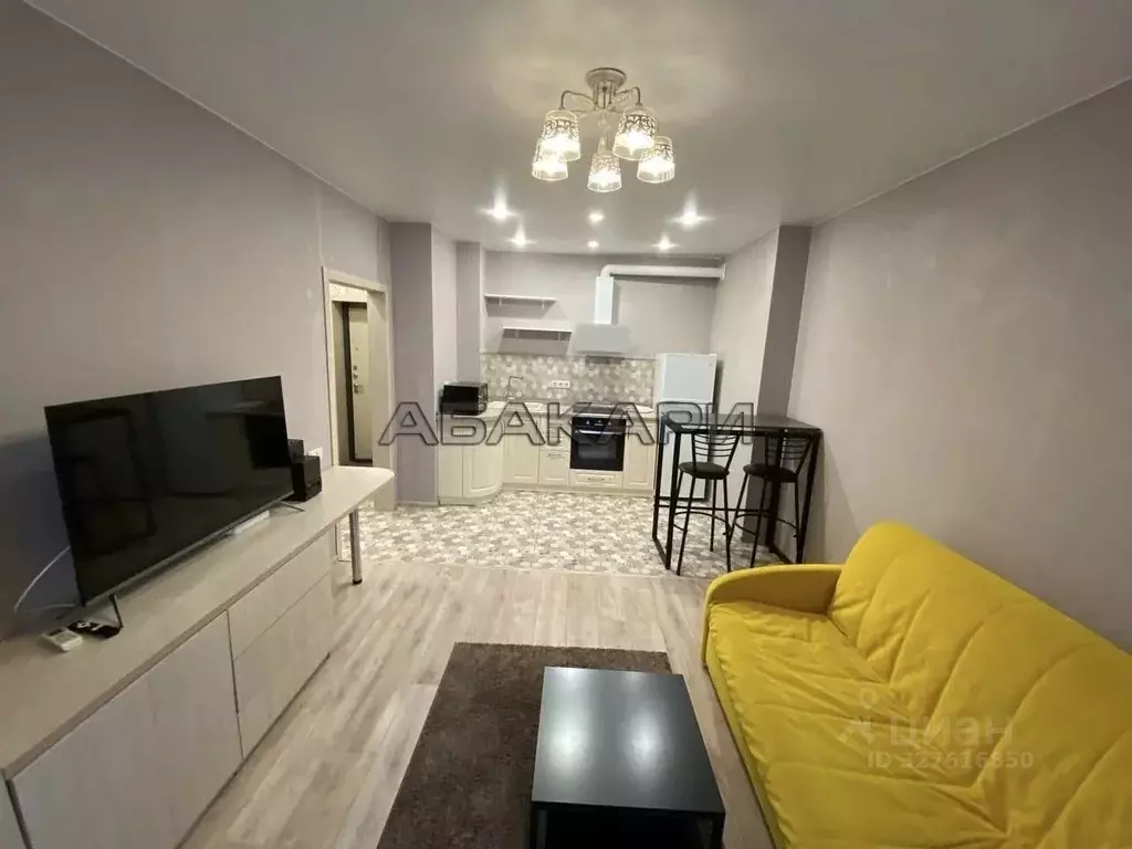 2-к кв. Красноярский край, Красноярск наб. Ярыгинская, 13 (37.0 м) - Фото 1