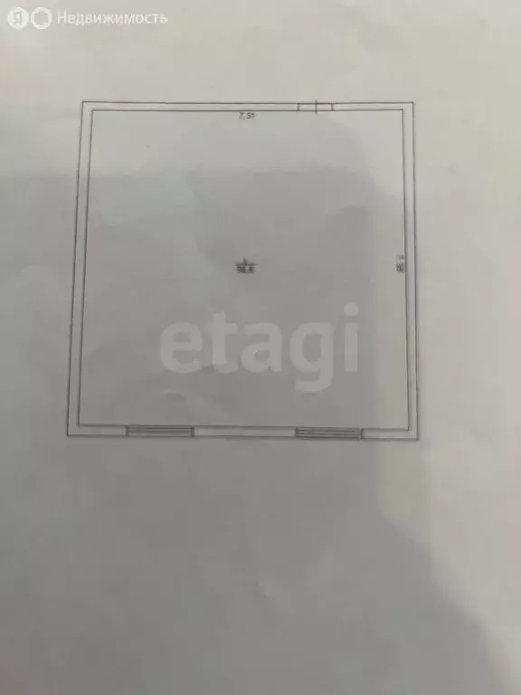 Дом в деревня Новогеоргиевка, Центральная улица (57 м) - Фото 1