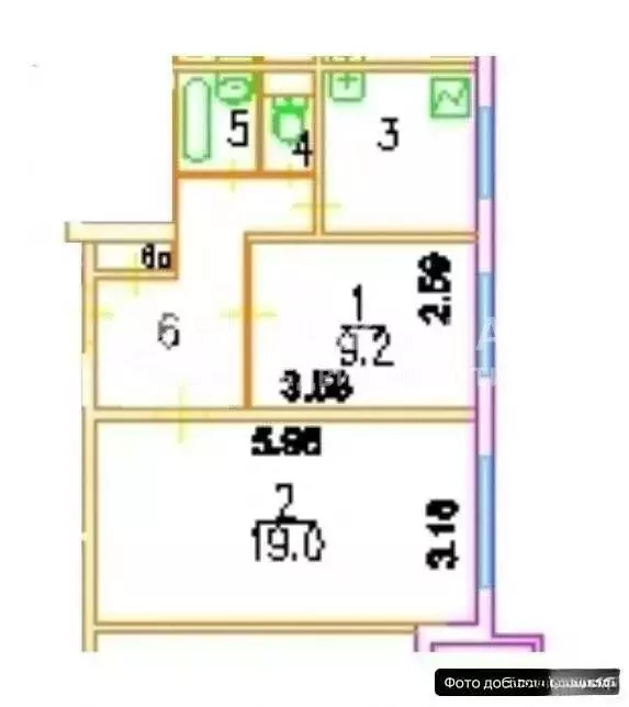 2-комнатная квартира: Москва, Голубинская улица, 7к5 (45 м) - Фото 1