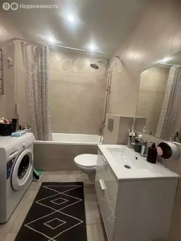 Квартира-студия: Тюмень, улица Павла Никольского, 6 (33.4 м) - Фото 1