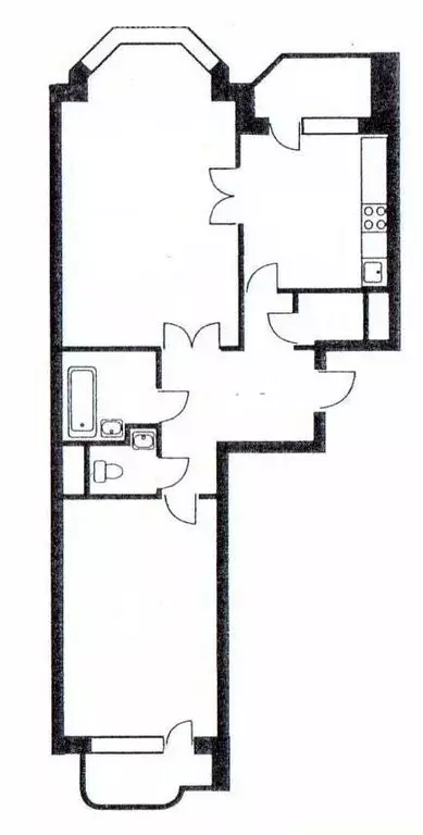 2-комнатная квартира: Москва, Новокуркинское шоссе, 31с1 (68 м) - Фото 1