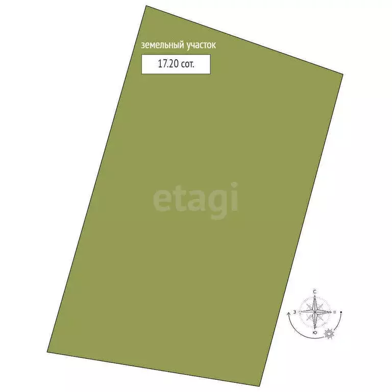 Участок в посёлок Верх-Обский, Лесная улица (17.2 м) - Фото 1