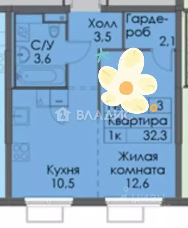 1-к кв. Московская область, Ленинский городской округ, Боброво пгт ш. ... - Фото 2