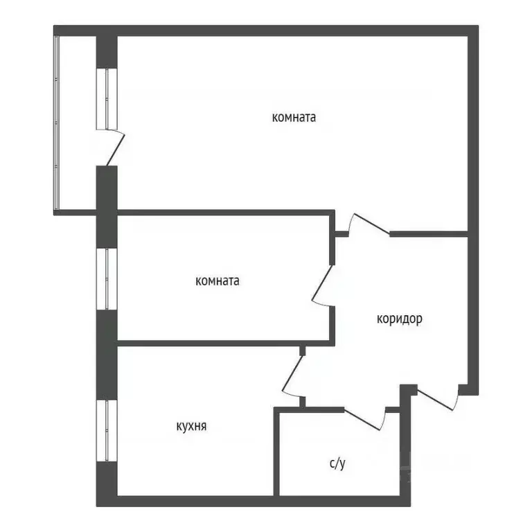 2-к кв. Иркутская область, Иркутск бул. Постышева, 6 (40.6 м) - Фото 2