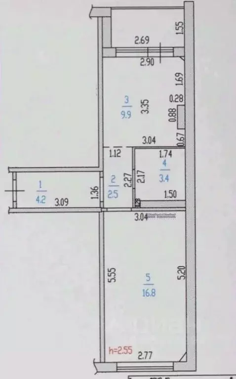 1-к кв. Алтайский край, Барнаул Власихинская ул., 154В (36.8 м) - Фото 1