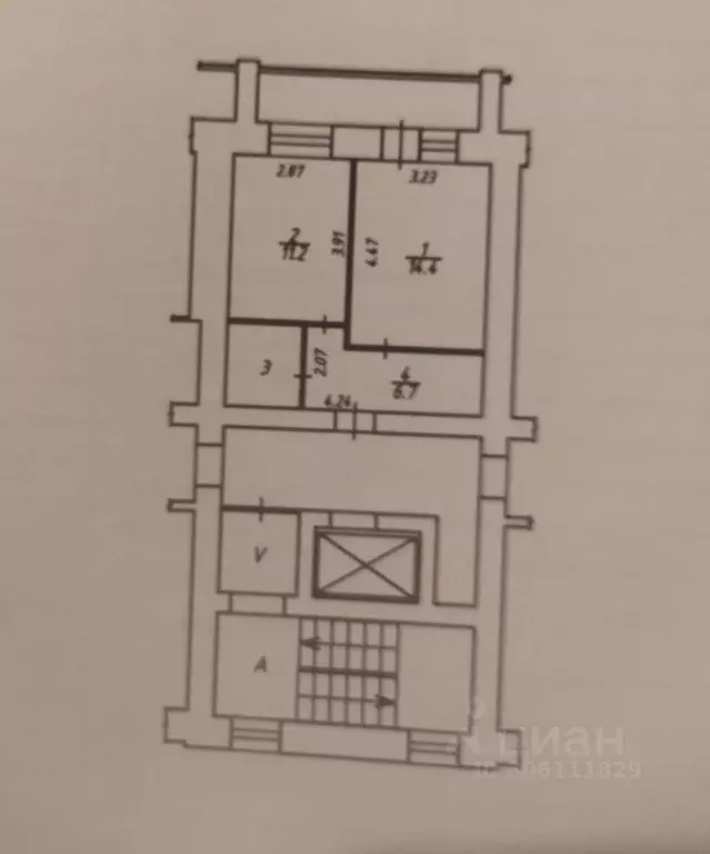 1-к кв. Калужская область, Калуга ул. Гурьянова, 73 (42.3 м) - Фото 2