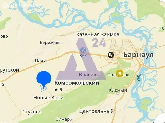 Участок в посёлок Комсомольский, Весенняя улица (8 м) - Фото 0