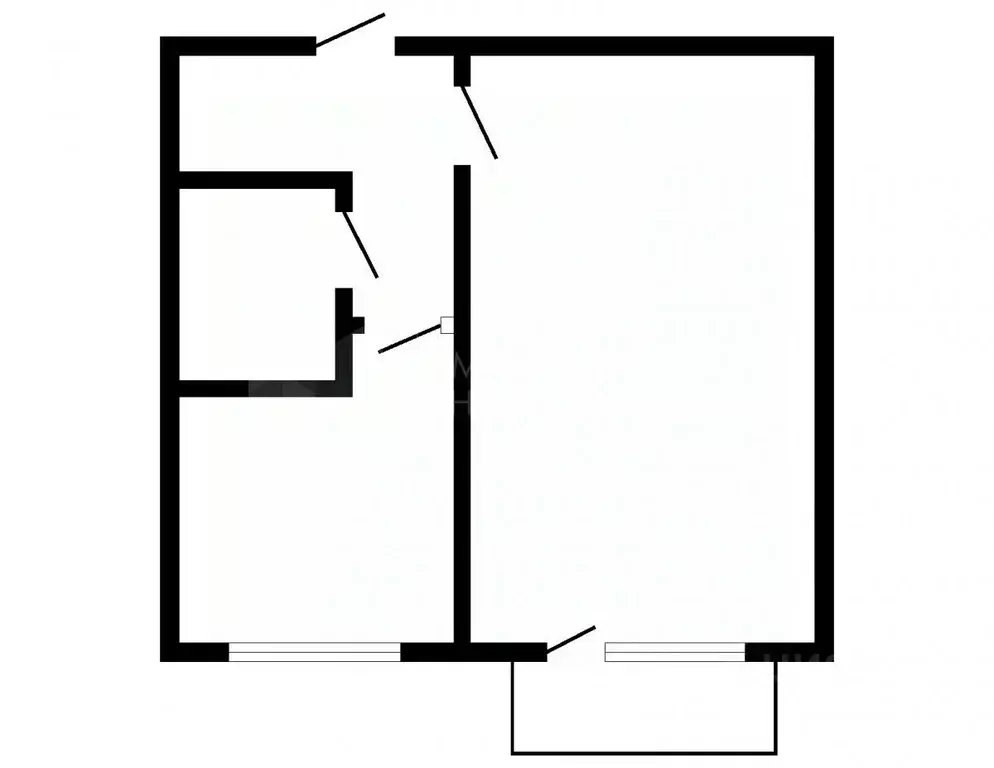 1-к кв. Тюменская область, Тюмень ул. Ветеранов Труда, 3 (31.5 м) - Фото 2