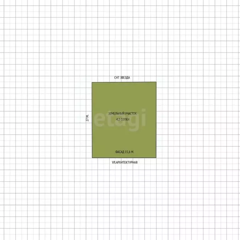 Участок в Адыгея, Майкоп Звезда СНТ, ул. Архитектурная (4.2 сот.) - Фото 2