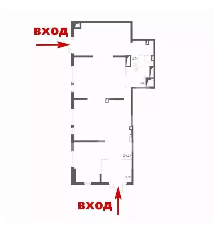 Торговая площадь в Москва пер. Любучанский, 1к3 (122 м) - Фото 1
