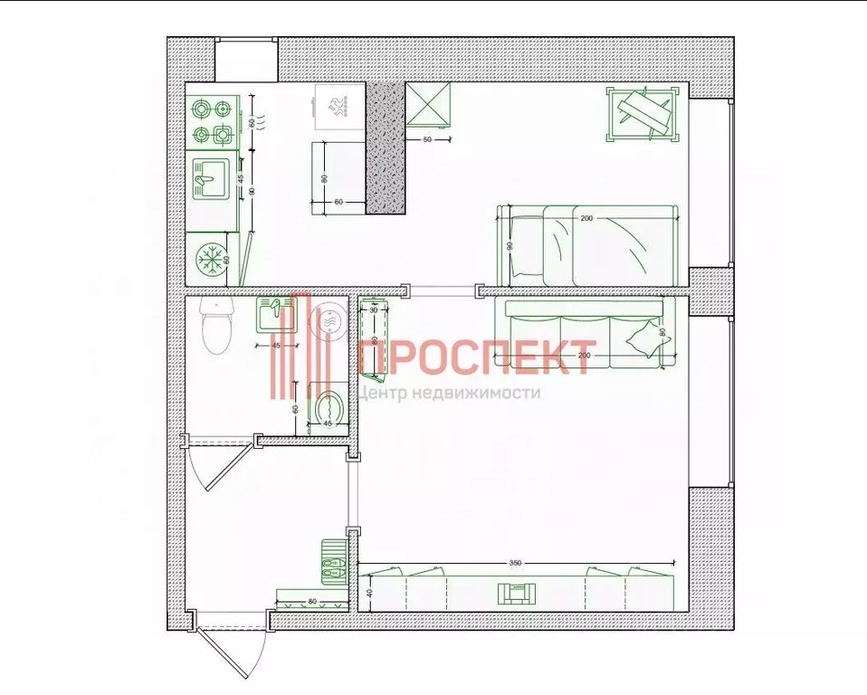 2-к кв. Пензенская область, Пенза Совхоз Победа тер.,  (31.1 м) - Фото 1