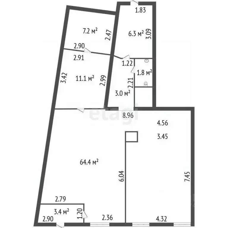 Помещение свободного назначения в Санкт-Петербург Караванная ул., 24 ... - Фото 2