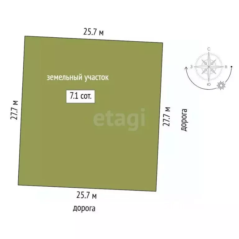 Участок в Тюменская область, Тюмень  (7.12 сот.) - Фото 2