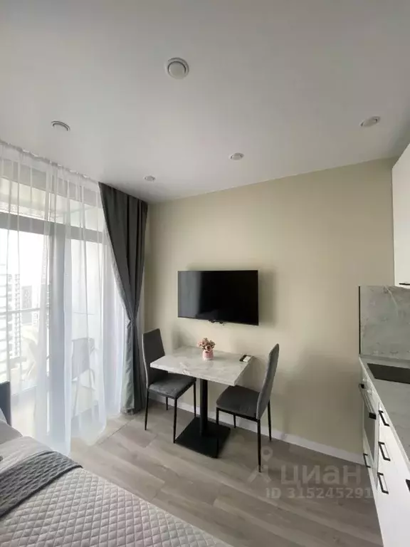 Студия Краснодарский край, Сочи Бытха мкр, ул. Ясногорская, 16/2к6 ... - Фото 1