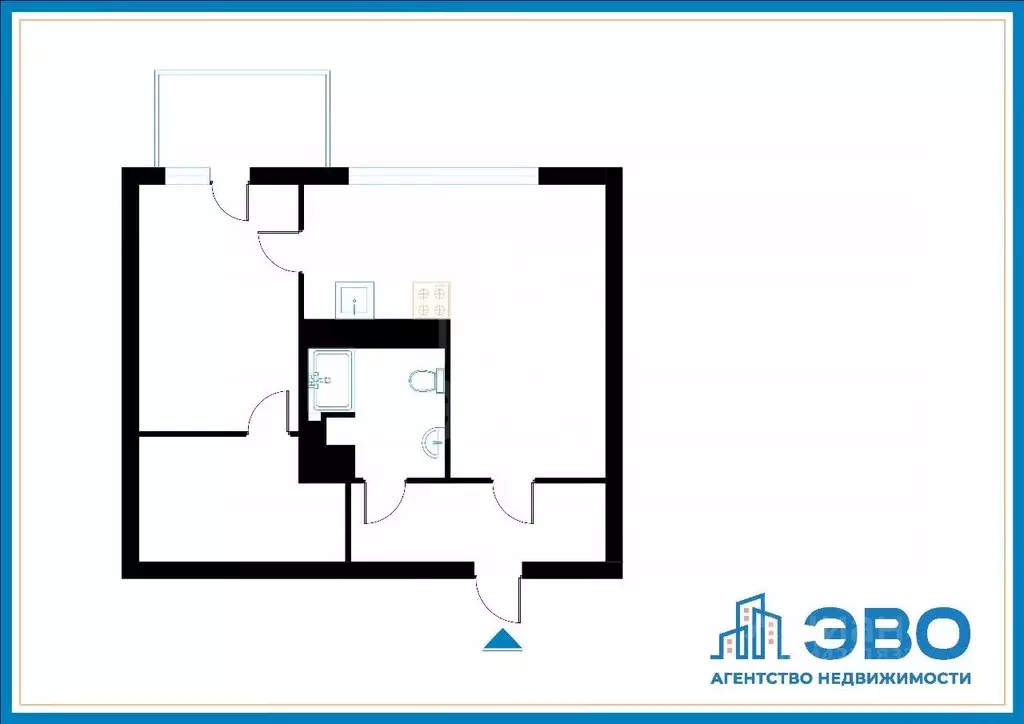 1-к кв. Санкт-Петербург Комендантский просп., 58к1 (45.5 м) - Фото 2