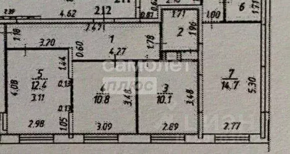 Квартира, 3 комнаты, 61 м - Фото 1