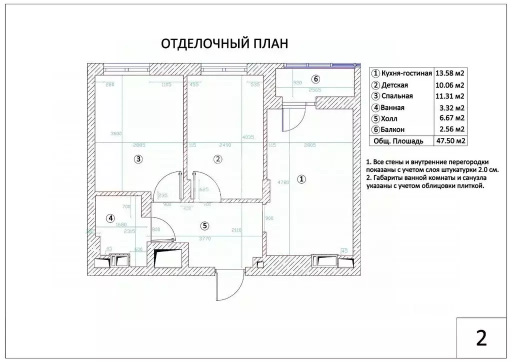 2-к кв. Московская область, Котельники ул. Сосновая, 1к2 (46.2 м) - Фото 2