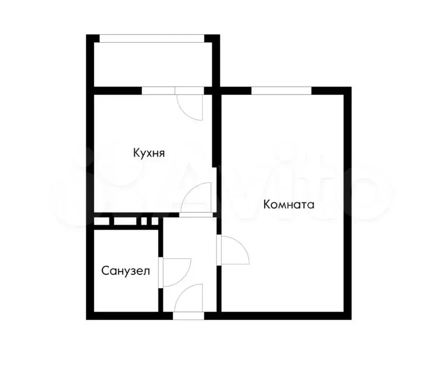 1-к. квартира, 34 м, 6/9 эт. - Фото 0