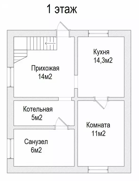 Дом в посёлок городского типа Яблоновский, Тоннельная улица, 38 (105 ... - Фото 2