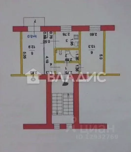 2-к кв. Пензенская область, Пенза ул. Бакунина, 27 (44.1 м) - Фото 2