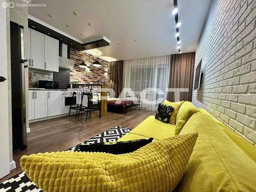 Квартира-студия: Воронеж, проспект Труда, 68 (35 м) - Фото 1