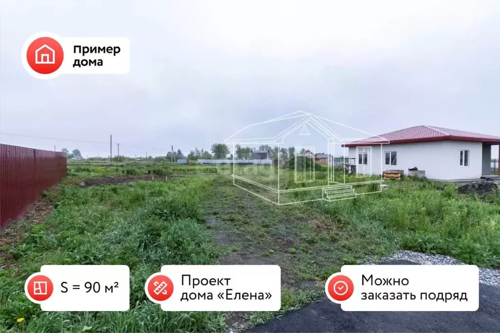 Участок в Тюменская область, Тюменский район, пос. Новотарманский ... - Фото 0