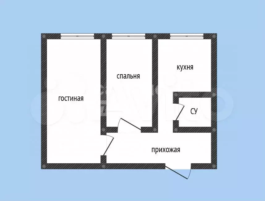 2-к. квартира, 62 м, 8/10 эт. - Фото 0