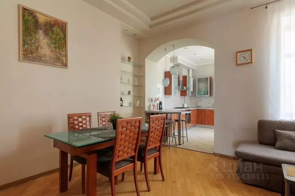 3-к кв. Санкт-Петербург наб. Крюкова Канала, 9 (95.0 м) - Фото 1