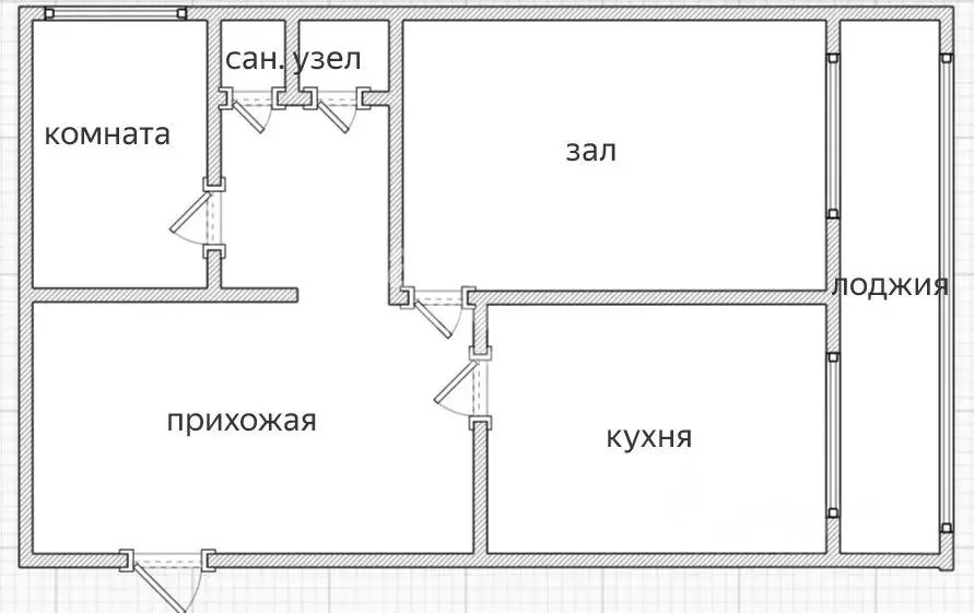 2-к кв. Приморский край, Владивостокский городской округ, пос. ... - Фото 2