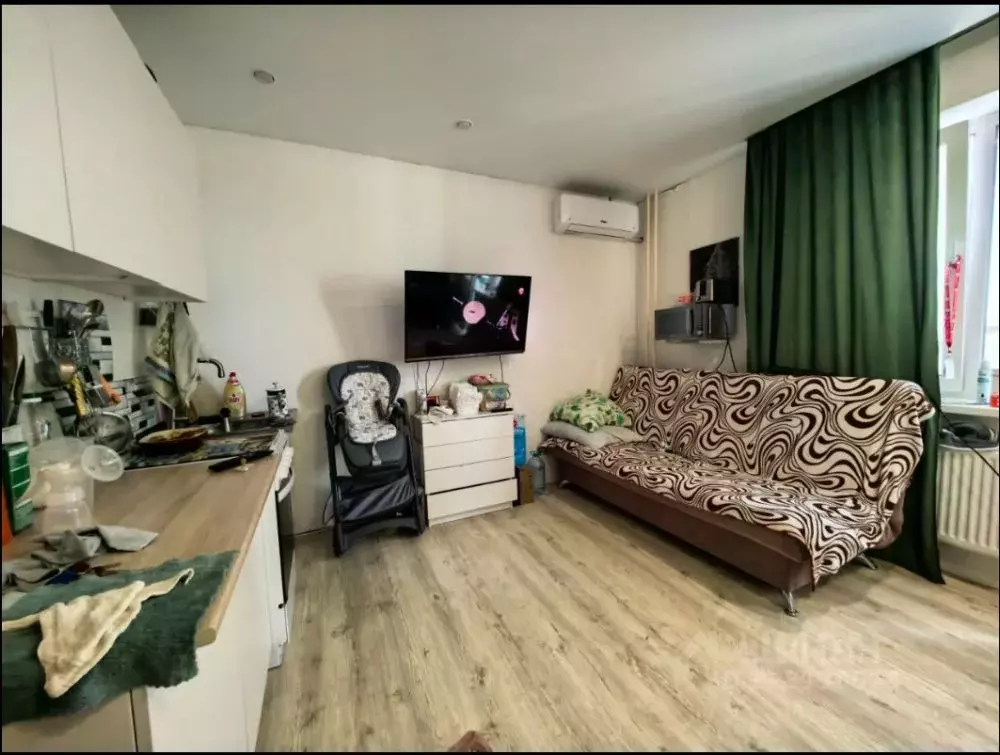 Студия Оренбургская область, Оренбург ул. Юркина, 2 (24.0 м) - Фото 1