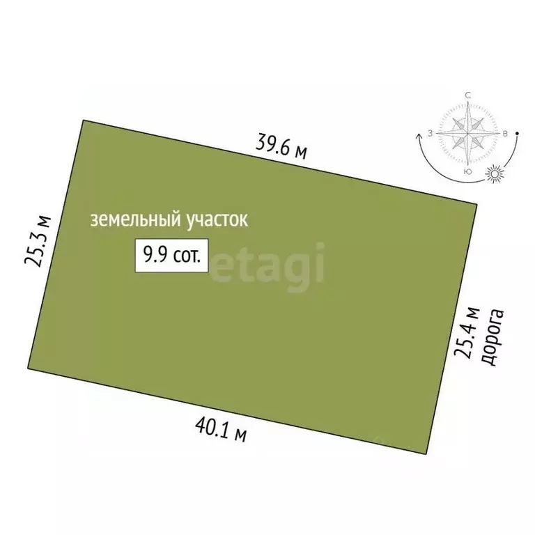 Участок в Саха (Якутия), Якутск  (9.95 сот.) - Фото 2