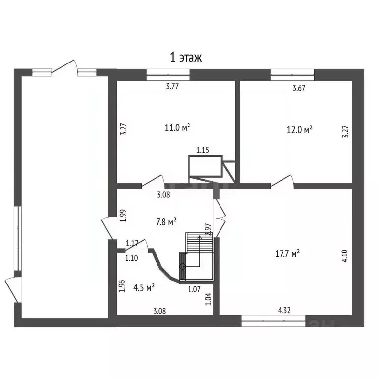 Дом в Кемеровская область, Кемерово Донбасская ул., 17 (90 м) - Фото 0