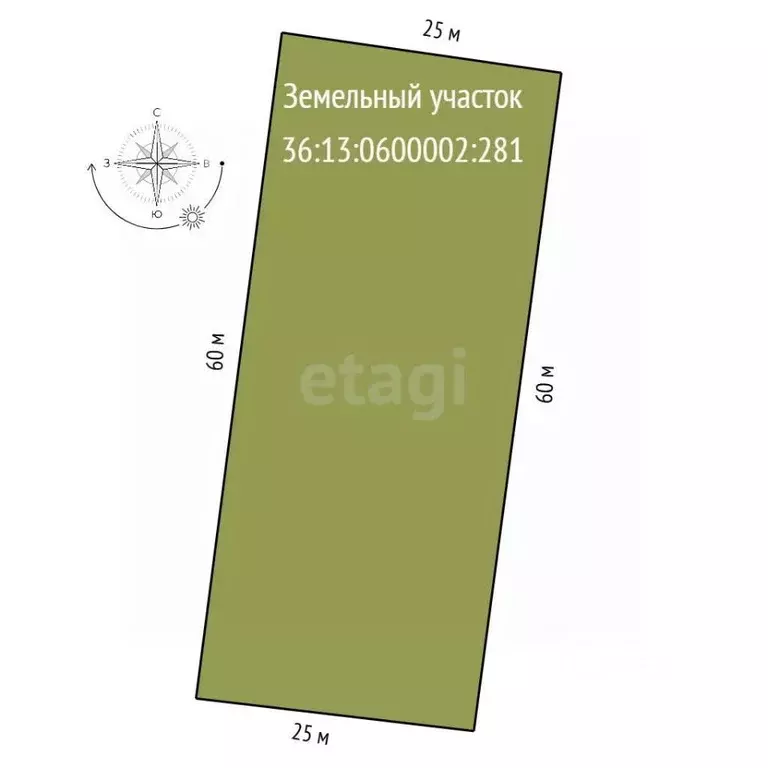 Участок в Воронежская область, Каширский район, Дзержинское с/пос, ... - Фото 2