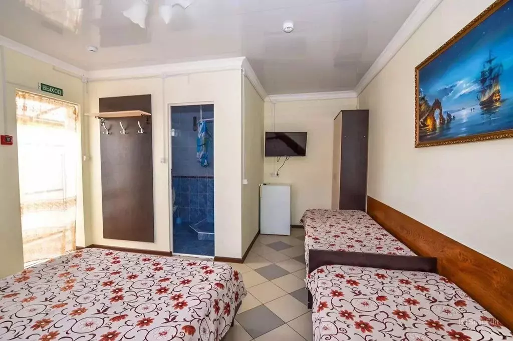 Комната Краснодарский край, Темрюкский район, Фонталовское с/пос, пос. ... - Фото 2