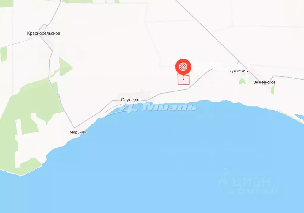 Участок в Крым, Черноморский район, Окуневское с/пос, Лот № 114 тер.  ... - Фото 1