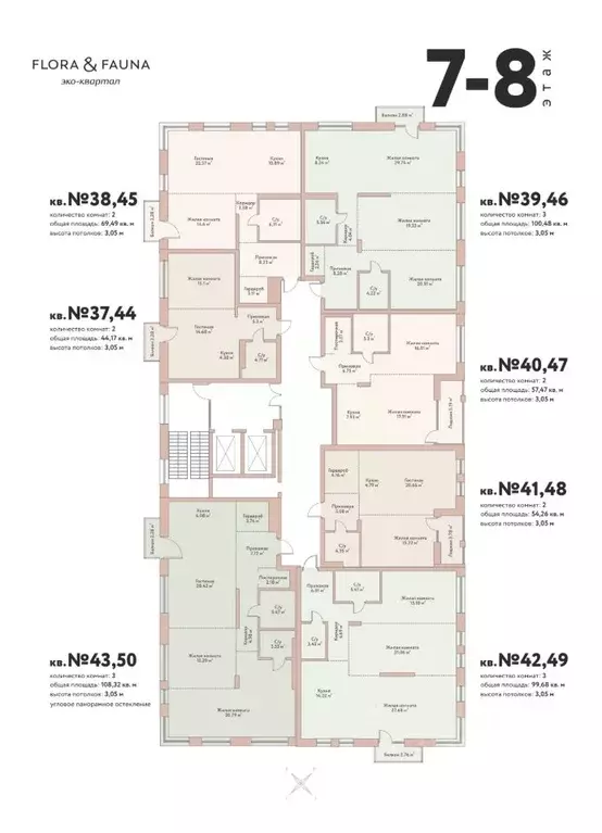 2-к кв. Новосибирская область, Новосибирск Дачное ш., 20Б (54.26 м) - Фото 1