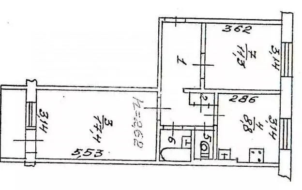 2-к кв. Ямало-Ненецкий АО, Ноябрьск ул. 40 лет Победы, 11 (50.6 м) - Фото 2