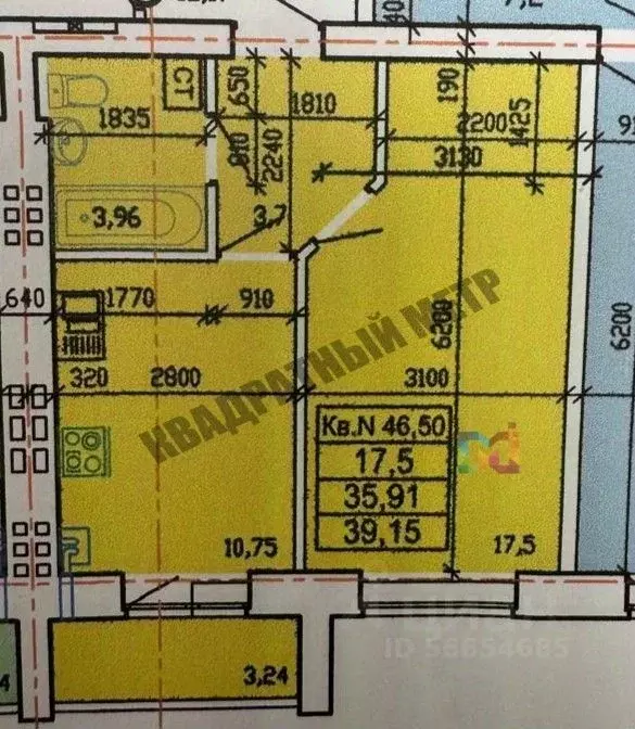 1-к кв. Калмыкия, Элиста 5-й мкр, 9Б (35.9 м) - Фото 2