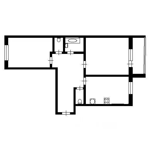 2-к кв. Ярославская область, Ярославль Чернопрудная ул., 12к3 (65.5 м) - Фото 2