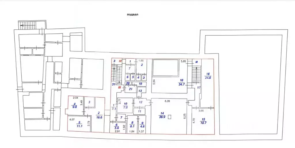 Помещение свободного назначения в Москва ул. Покровка, 3/7С1а (1819 м) - Фото 2