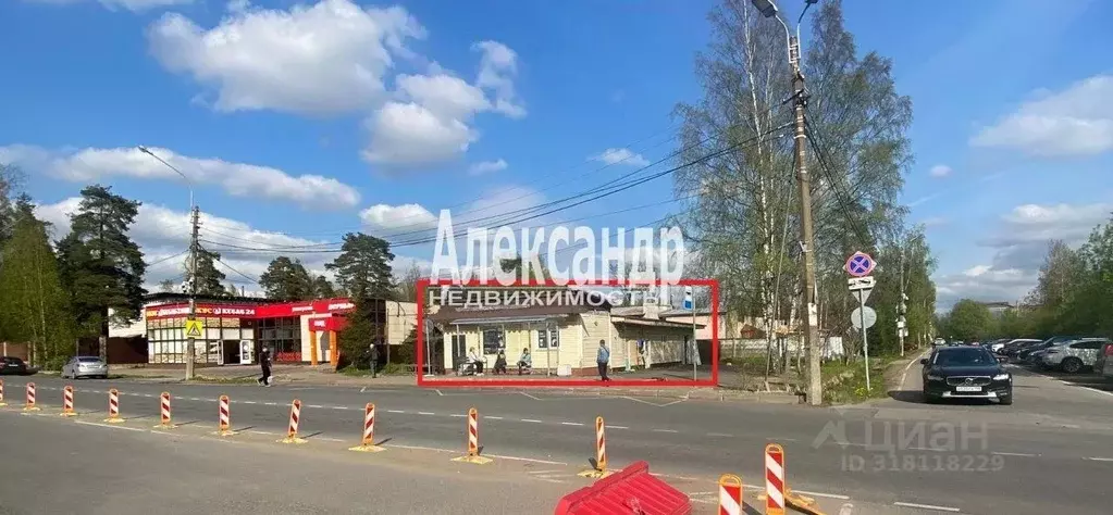 Торговая площадь в Санкт-Петербург пос. Песочный, Железнодорожная ул., ... - Фото 0