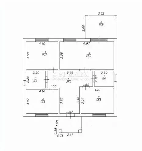 Коттедж в Белгородская область, Старооскольский городской округ, с. ... - Фото 2