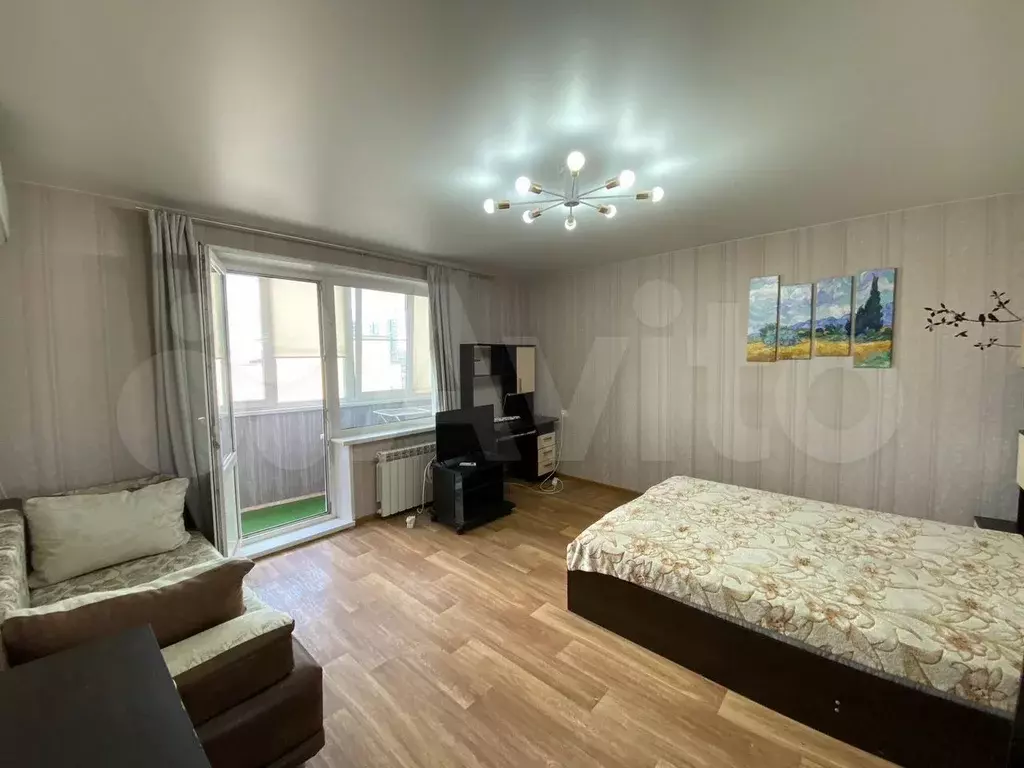 1-к. квартира, 34,8 м, 9/9 эт. - Фото 0