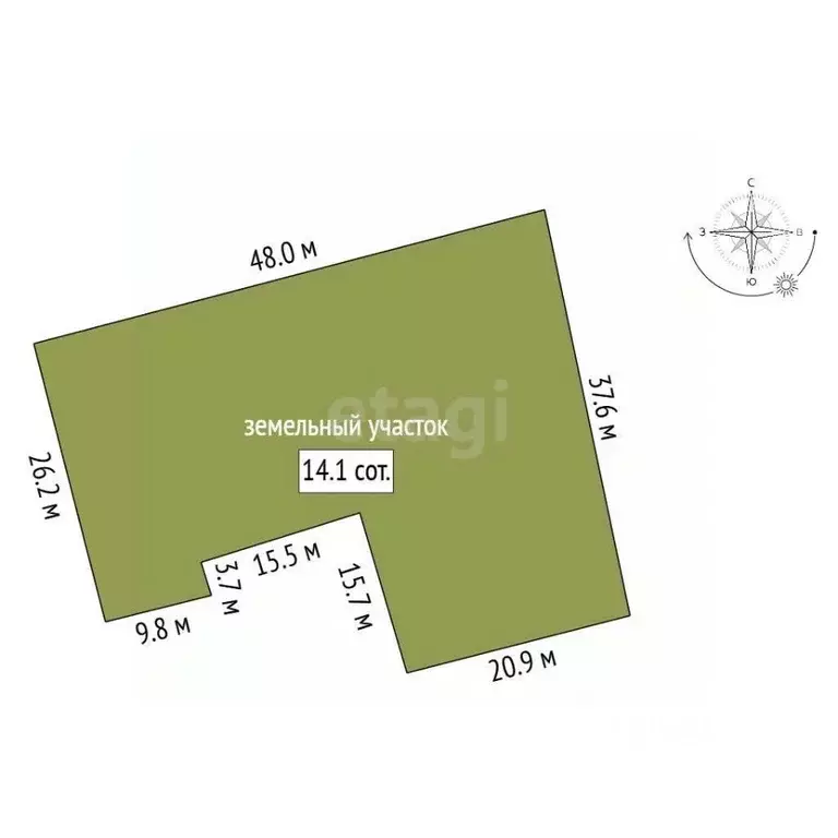 Участок в Ленинградская область, Тосненский район, Федоровское ... - Фото 2