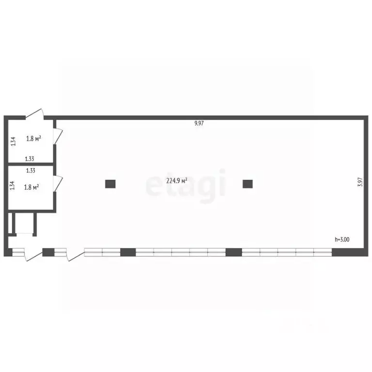 Офис в Краснодарский край, Крымск ул. Комарова, 42А (225 м) - Фото 2