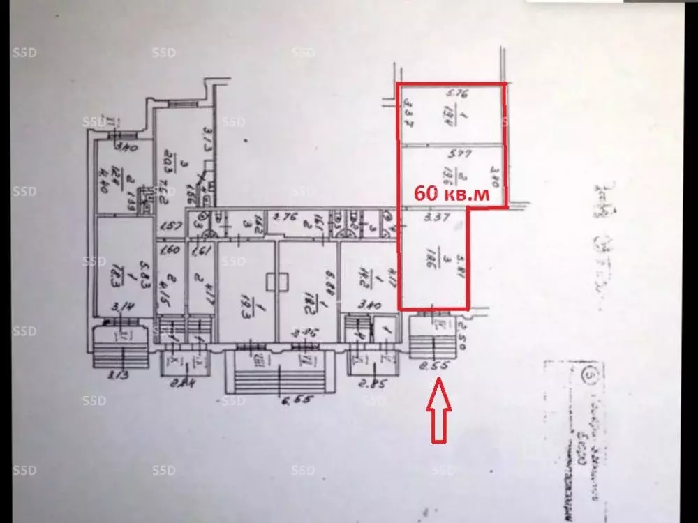 Помещение свободного назначения в Москва Пятницкое ш., 12К2 (60 м) - Фото 2
