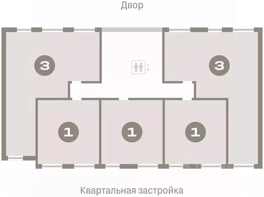 3-к кв. Новосибирская область, Новосибирск Большевистская ул., с49 ... - Фото 1